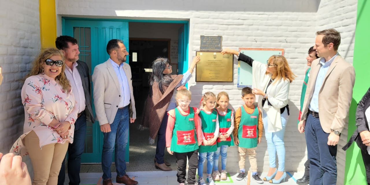 Bulnes: se inauguró la obra de refacción y ampliación en el Jardín de Infantes Fray Moises Álvarez