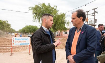 Río Cuarto: avanzan las obras de cloacas en tres barrios de Banda Norte