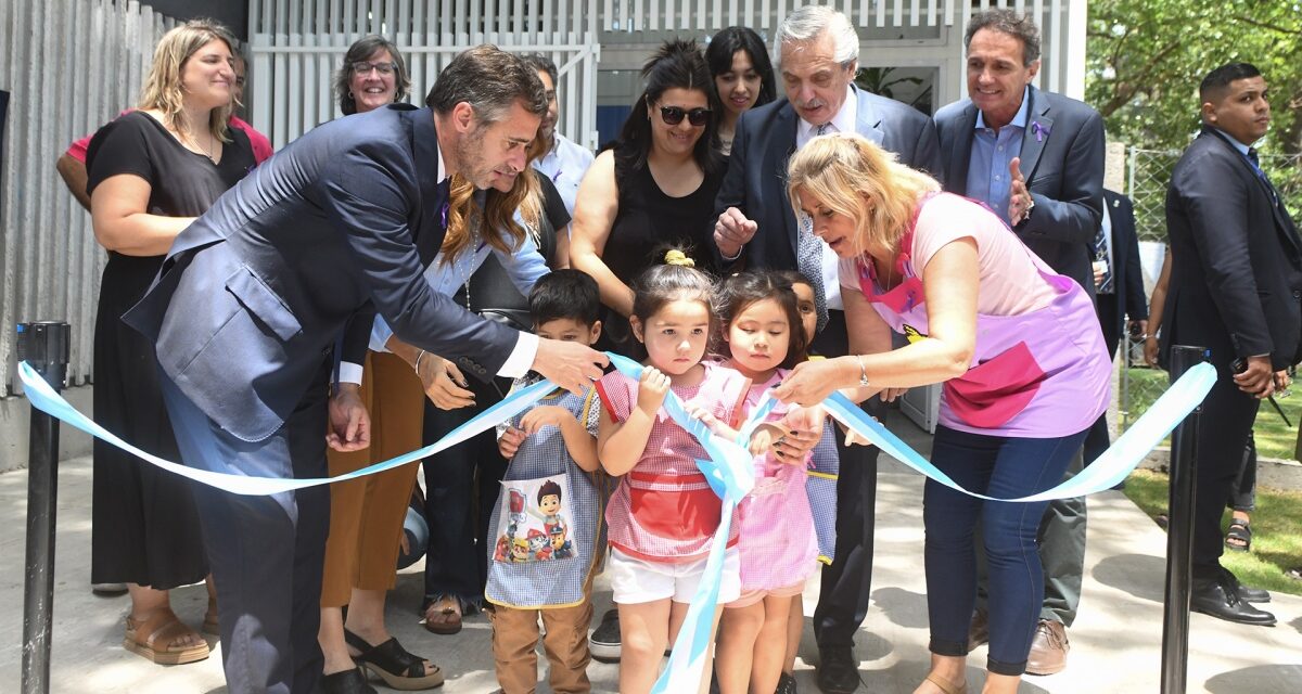El Presidente inauguró el Centro de Desarrollo Infantil número 30 en Pilar