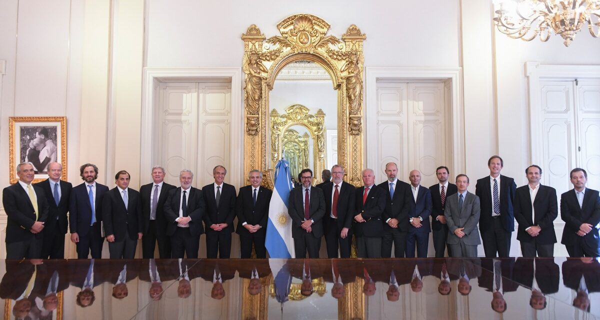El Presidente se reunió con representantes del Consejo Empresarial Chile-Argentina