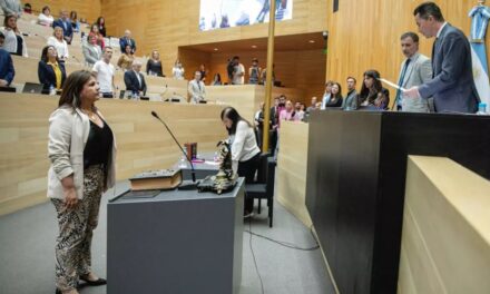 Nadia Fernández asumió la presidencia Provisoria de la Unicameral