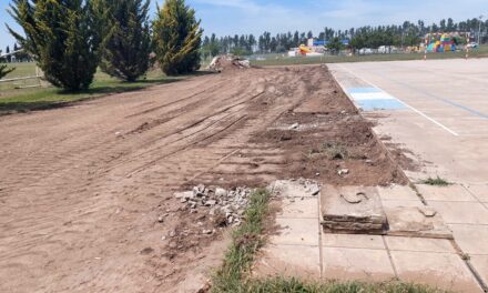 General Deheza: ampliación del Playón Polideportivo Municipal