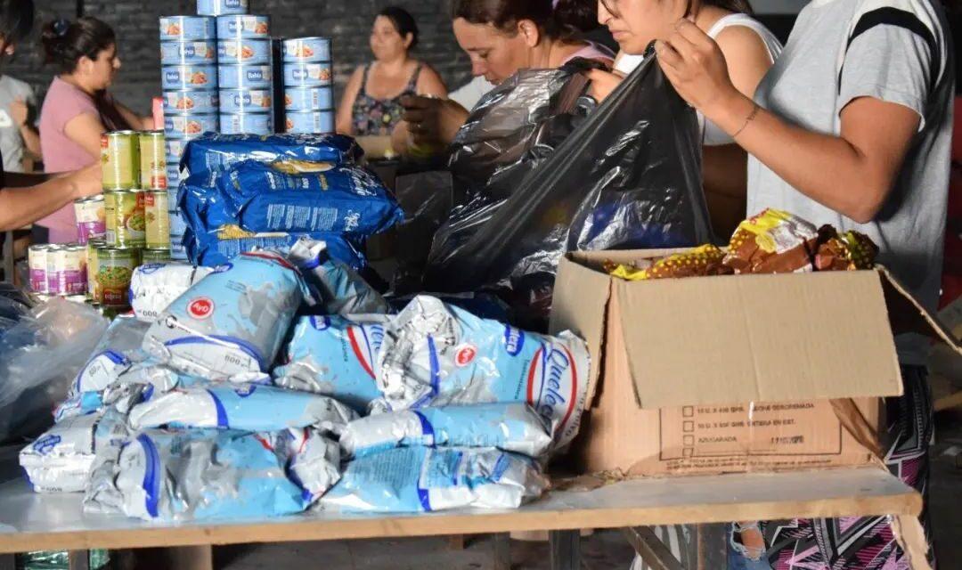 Laboulaye: 2000 familias fueron beneficiadas con módulos alimentarios de Paicor