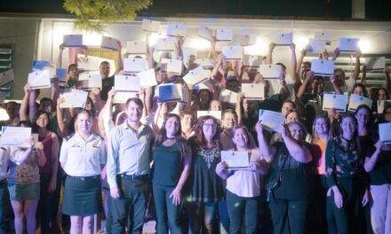 Recibieron sus certificados los primeros egresados de la Universidad Popular de Sampacho