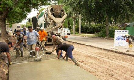 Río Tercero: avanza la reparación de las principales arterias de la ciudad