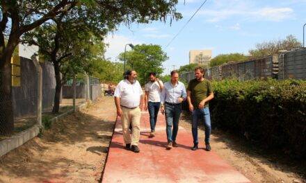 Villa María: Avanzan las obras que dotarán de una red de ciclovías y bicisendas a la ciudad