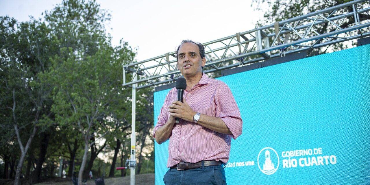 Río Cuarto: Llamosas inauguró el 3° espacio deportivo y recreativo en la Costanera Sur