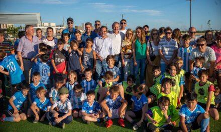 Río Cuarto: Llamosas dejó inaugurado un nuevo Espacio Deportivo en Barrio Castelli I