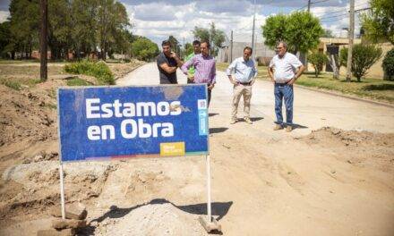 Río Cuarto: avanzan las obras de pavimentación en Banda Norte