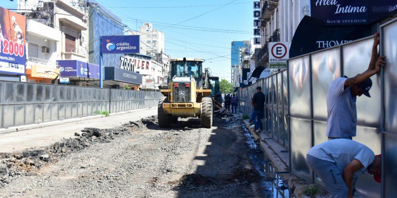 Comenzó la obra del Centro Comercial a Cielo Abierto en Villa María