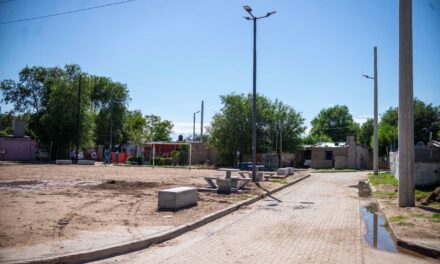 Rio Cuarto: avanzan las obras de urbanización en el barrio San Martín
