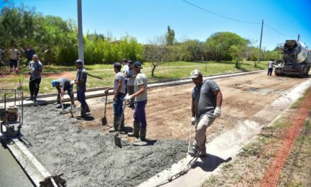 Villa María: avanza la repavimentación en barrio Casalinda