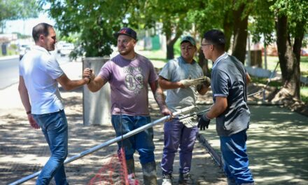 Villa María: avanza la obra de la ciclovía sobre boulevar Colón