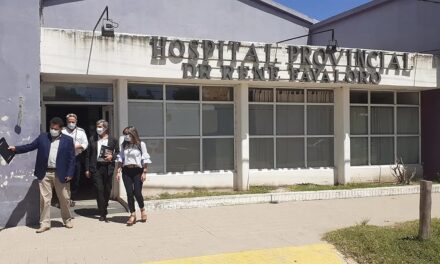 Huinca Renancó: Barbás recorrió la obra del Hospital “René Favaloro”