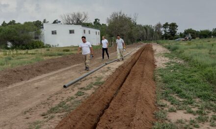 Las Varillas: Con una inversión de más de $2 millones avanza la obra de red de agua potable