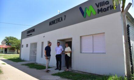 Gill supervisó la sede “MuniCerca 7” que aloja al Centro Vecinal de barrio Botta