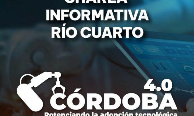 Río Cuarto: Realizarán la presentación del Programa Córdoba 4.0