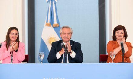 Fernández: “Queremos que Argentina evolucione hacia un mayor reconocimiento de derechos”