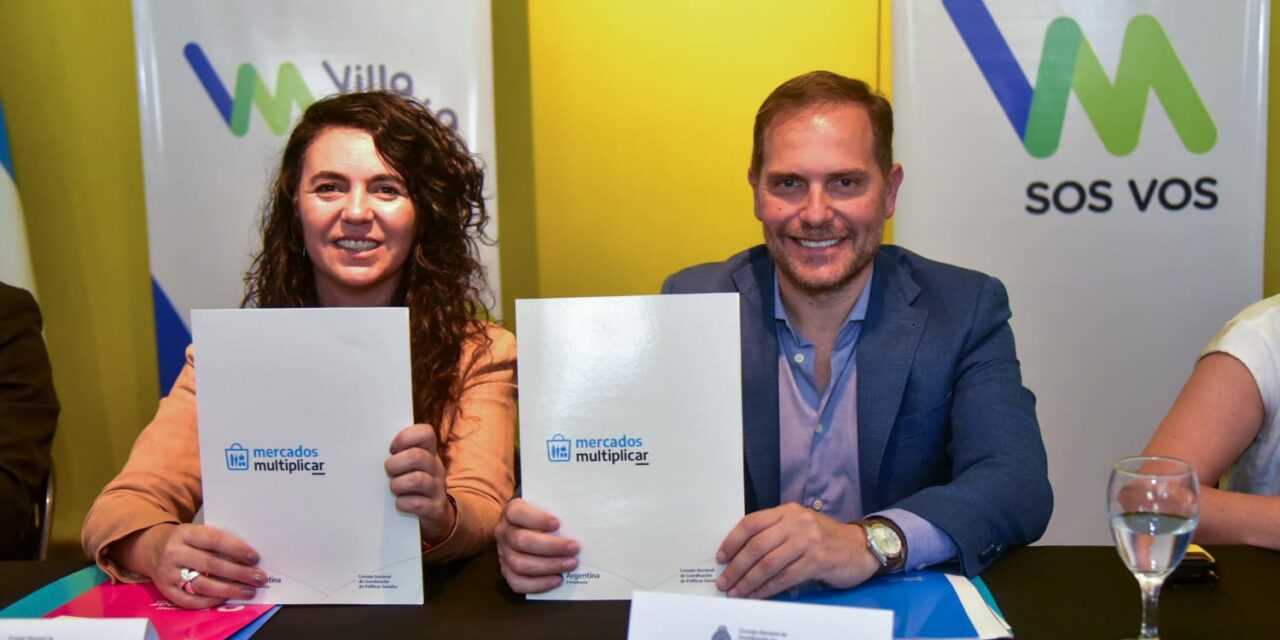 Villa María: firma de convenios para la implementación de Programas Sociales del Gobierno Nacional en 60 municipios