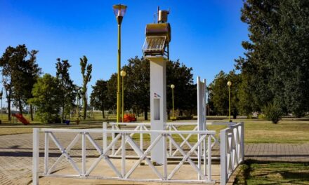 Laboulaye: Se instalaron nuevas estaciones solares expendedoras de agua