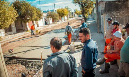 Río Tercero: inició la obra de repavimentación de la calle Alem