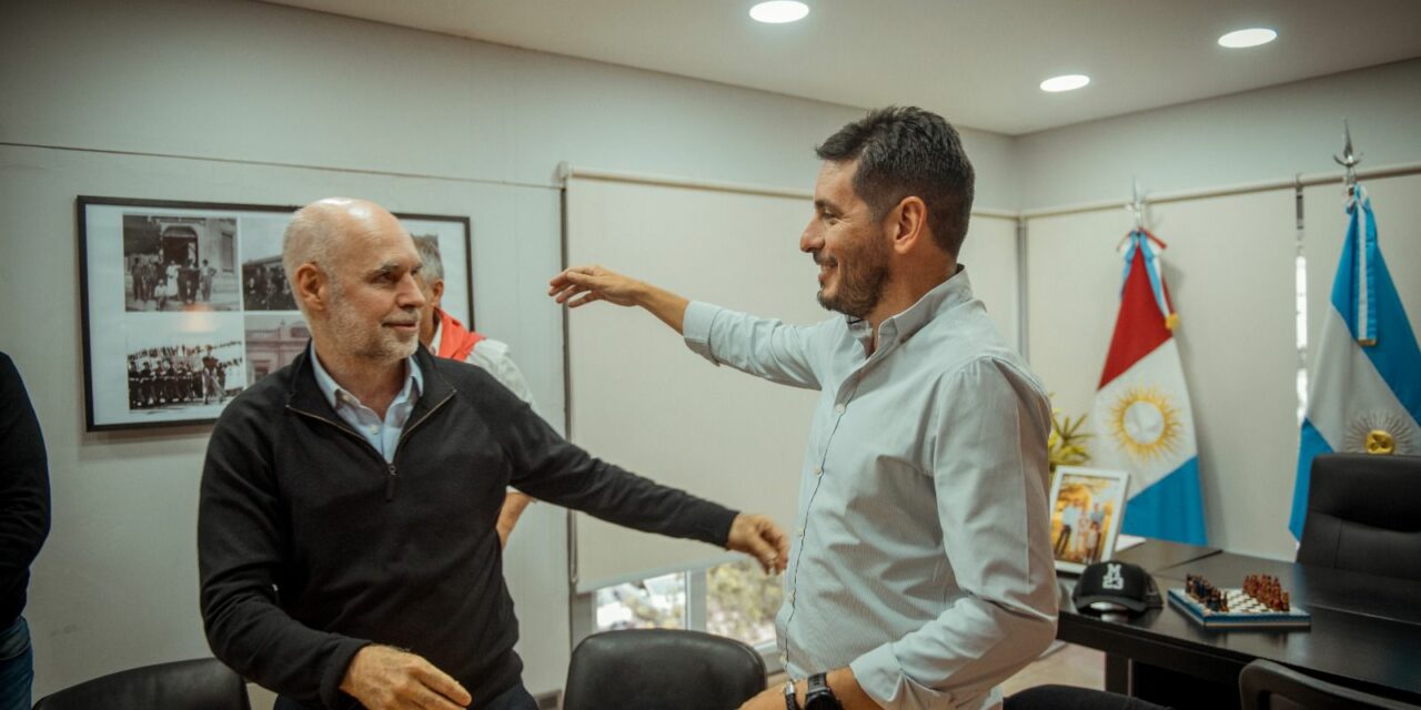 Horacio Rodríguez Larreta visitó Río Tercero y firmó un convenio con Ferrer