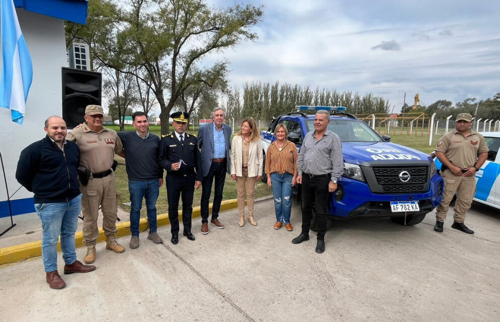 Busso entregó aportes a productores e inauguró un destacamento rural