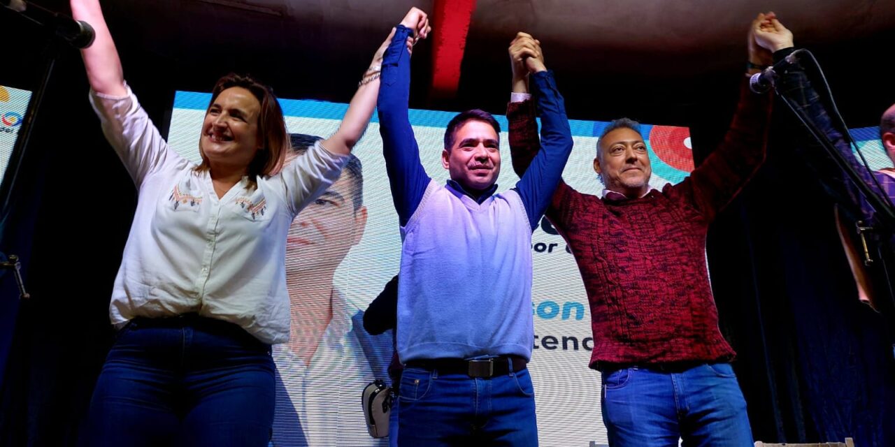 Prunotto en el lanzamiento de campaña de Hacemos Unidos por Córdoba en Cruz del Eje