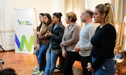 Villa María: 25 estudiantes de Trabajo Social inician sus prácticas profesionales en dependencias municipales