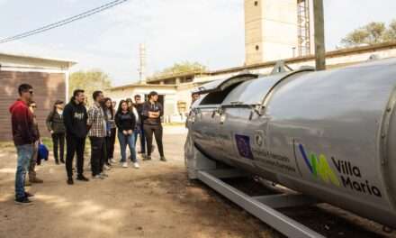 Villa María: Estudiantes e instituciones recorren la obra del Centro de Gestión Ambiental y planta de reciclado
