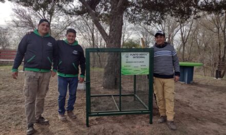 Carnerillo: inauguraron nuevos puntos verdes de reciclaje