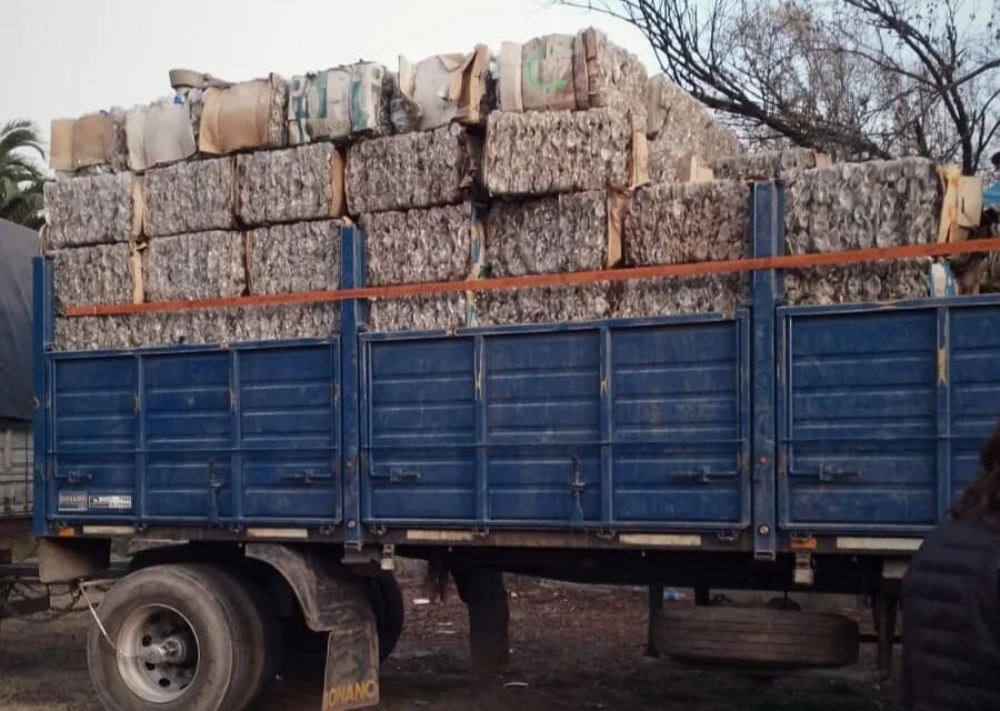 Coronel Moldes: se trasladaron 5 mil kgs de material reciclable al centro de acopio municipal