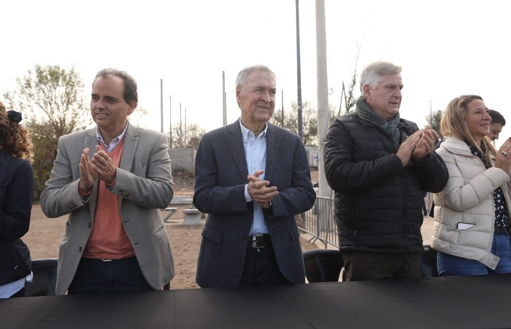 Río Cuarto: Schiaretti inauguró la urbanización del barrio Ranqueles