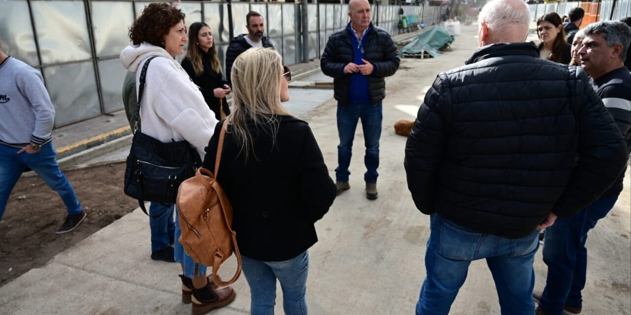 Villa María: Avances en la obra del centro comercial a cielo abierto