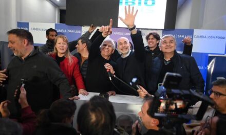 Claudio Poggi se impuso en San Luis y festejó junto a Rodríguez Larreta