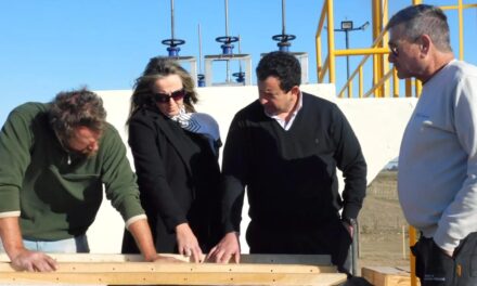 La Carlota: se realizó una inspección técnica de la planta de tratamiento de líquidos cloacales