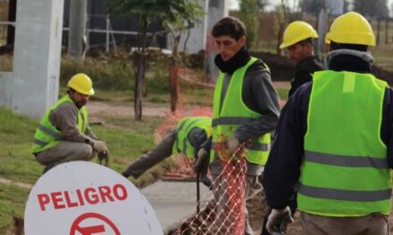 San Basilio: Avanzan las obras de cordón cuneta en el sector norte