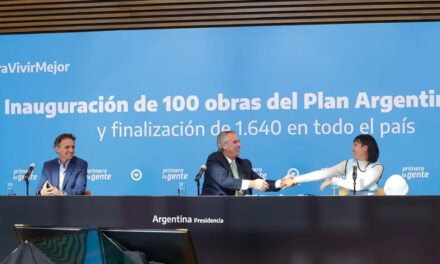 Se inauguraron 100 obras del Plan Argentina Hace de manera simultánea