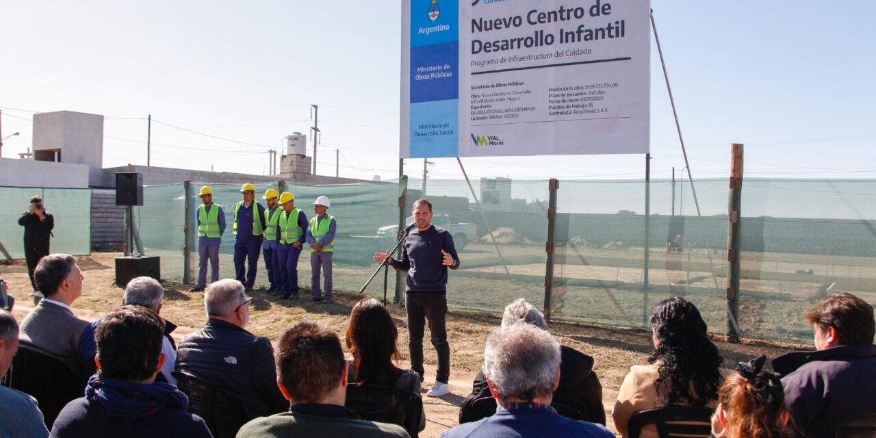 Villa María: nuevo Centro de Desarrollo Infantil en el barrio Padre Mugica