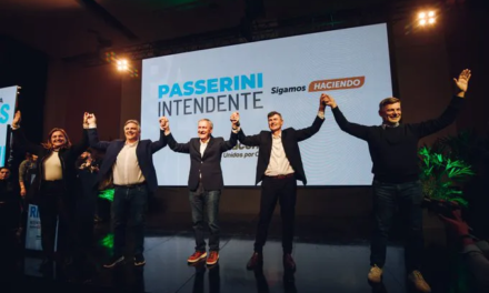 Passerini lanzó su candidatura a intendente junto a Llaryora y Schiaretti