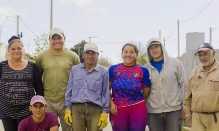 Sampacho: culminó la obra de adoquinado en calle Arenales