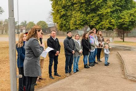 Adelia María conmemoró el Día de la Independencia