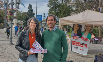 En campaña, Laura Vilches recorrió la ciudad junto a Nicolás del Caño