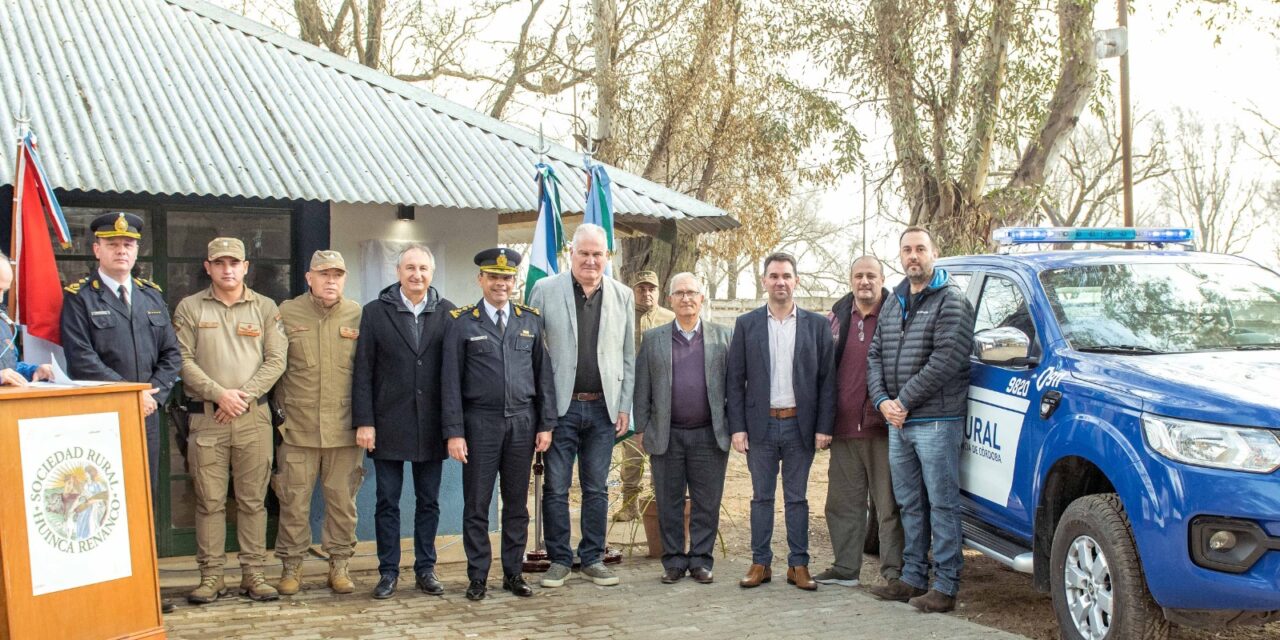 Huinca Renancó: se inauguró la Base Rural de la División Patrulla Rural