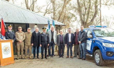 Huinca Renancó: se inauguró la Base Rural de la División Patrulla Rural