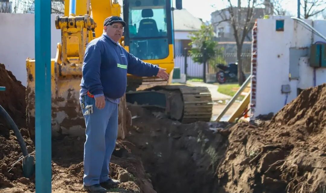 Laboulaye: avanza la ampliación de red de cloacas