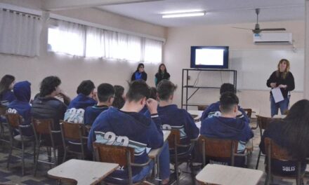 Sampacho: comenzó el trabajo de prevención del consumo en instituciones educativas