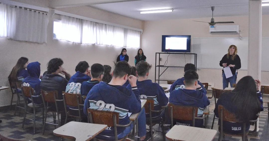 Sampacho: comenzó el trabajo de prevención del consumo en instituciones educativas