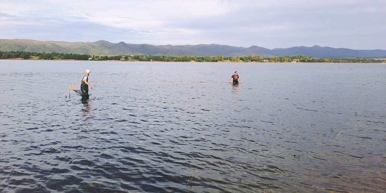 Investigadores de la UNRC evaluaron las condiciones del embalse Los Molinos