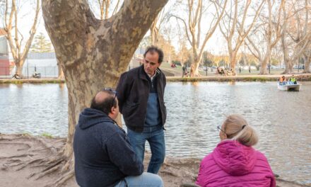 Río Cuarto: Llamosas recorrió los espacios verdes recuperados por el municipio